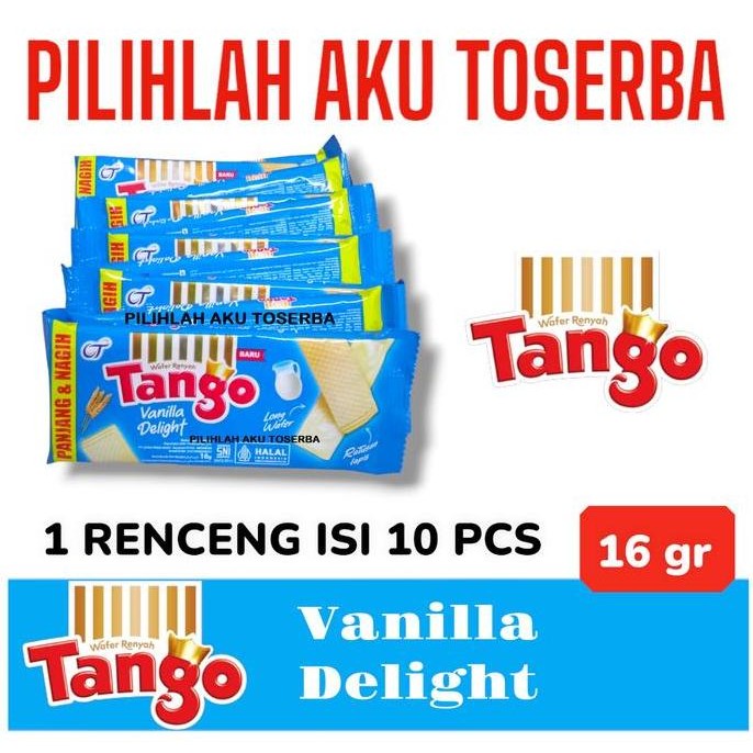 

Murah Tango Wafer Vanilla Delight - (Harga 1 Karton Isi 12 Renceng)