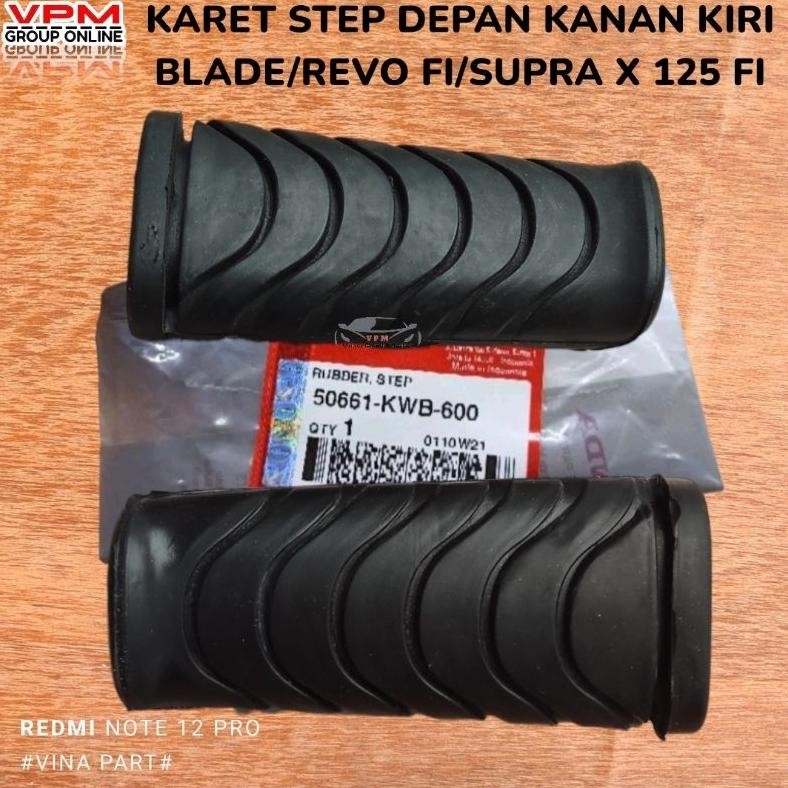KARET STEP DEPAN KANAN KIRI BLADE REVO FI SUPRA X 125 FI INJEKSI KWB