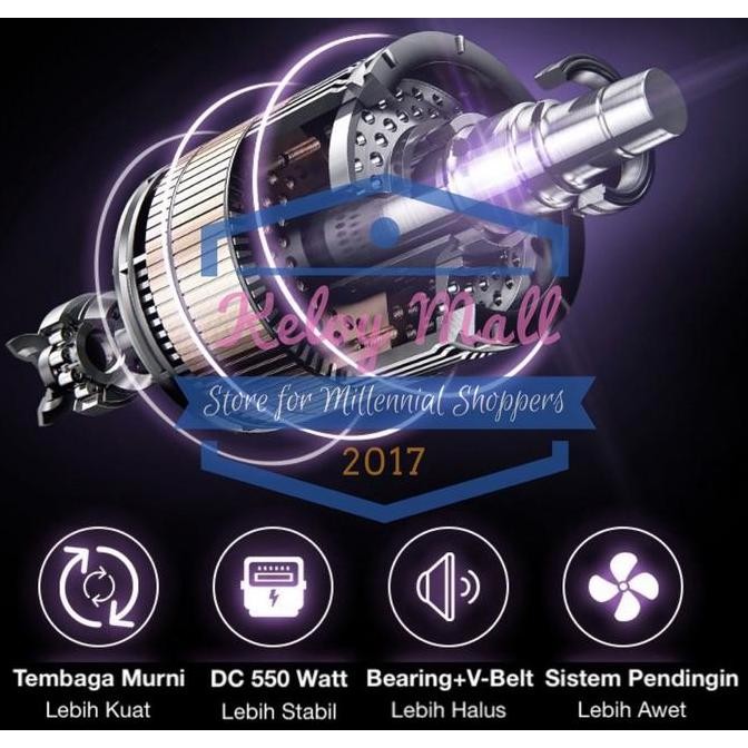 Promo Mixer Roti 7 Liter Komersial 1 Kg Tepung Table Mixer Warna-Warni