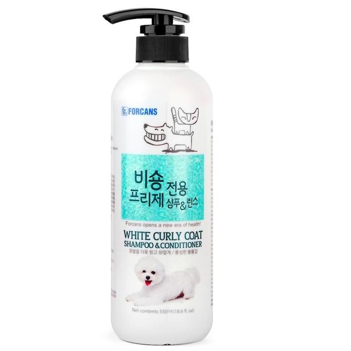 Forbis White Curly Shampoo Anjing Poodle Putih
