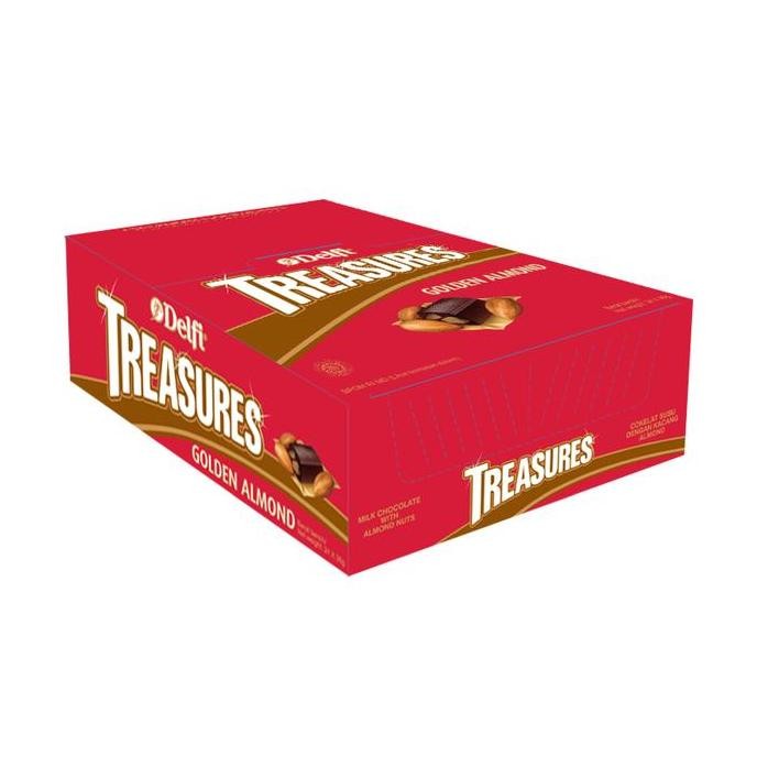 

Grosir Delfi Treasures Golden Almond 36 G ( 24 Pcs / Box )