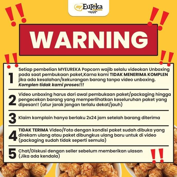 

Promo Eureka Popcorn Cereal Butter Caramel Pack