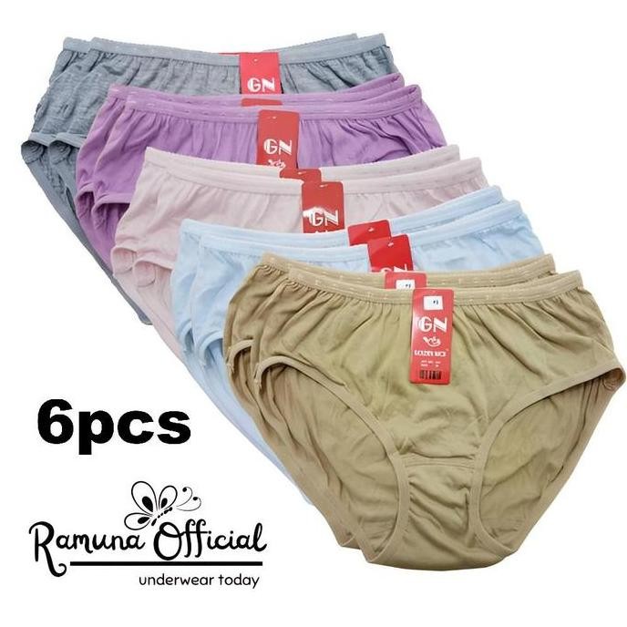 6PCS Celana Dalam Wanita Golden Nick / Celana Dalam Wanita GN / CD Wanita GN