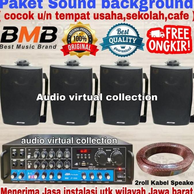 NEW Paket Sound speaker indoor BMB ( isi 4unit )