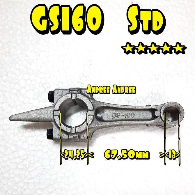 TERMURAH - GS160 Std Connecting Rod Stang Piston Seher Kubota GS-160 GS 160 0.00