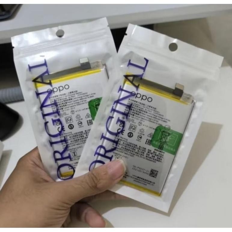 Eelic Baterai Batre Oppo A57 2022 4G / A77S Batre Oppo Blp923 Original 100% We-12
