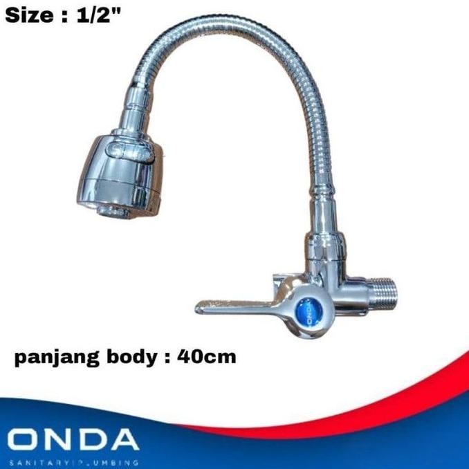 PROMO ONDA ORIGINAL keran air 1/2" kran Dapur KEran air Cuci Tangan Eksklusif Kran fleksibel Onda VT