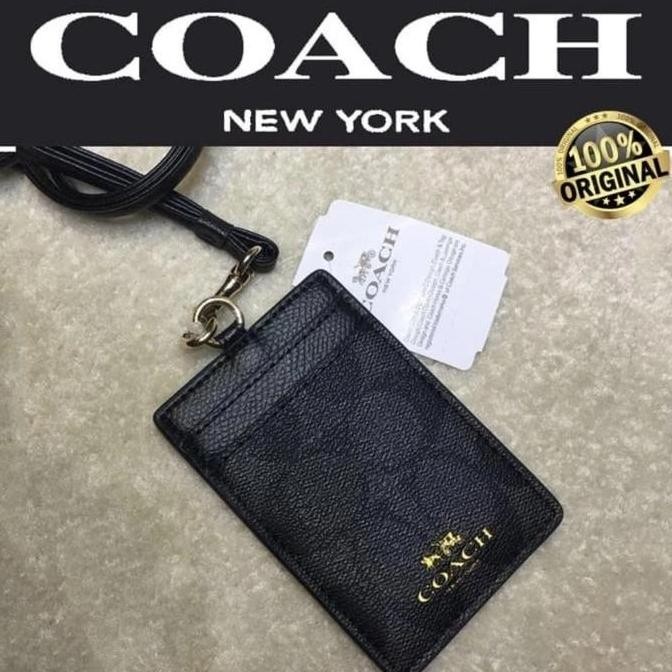 

TERMURAH - COACH Id Lanyard In Colorblock Signature Canvas 100% AUTHENTIC!