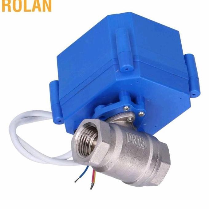TERBARU rolan motorized ball valve stainless steel straight through mini hydra