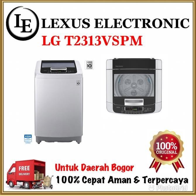 BEBAS ONGKIR - LG MESIN CUCI TOP LOADING 13KG | T2313VSPM | 2313VSPM | INVERTER