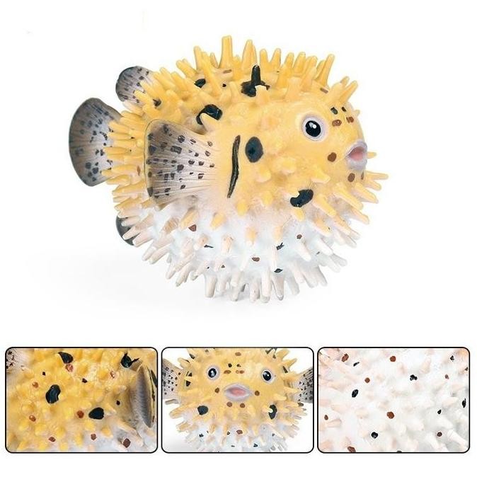 Mainan Ikan Buntal Pufferfish / Figure Puffer Fish