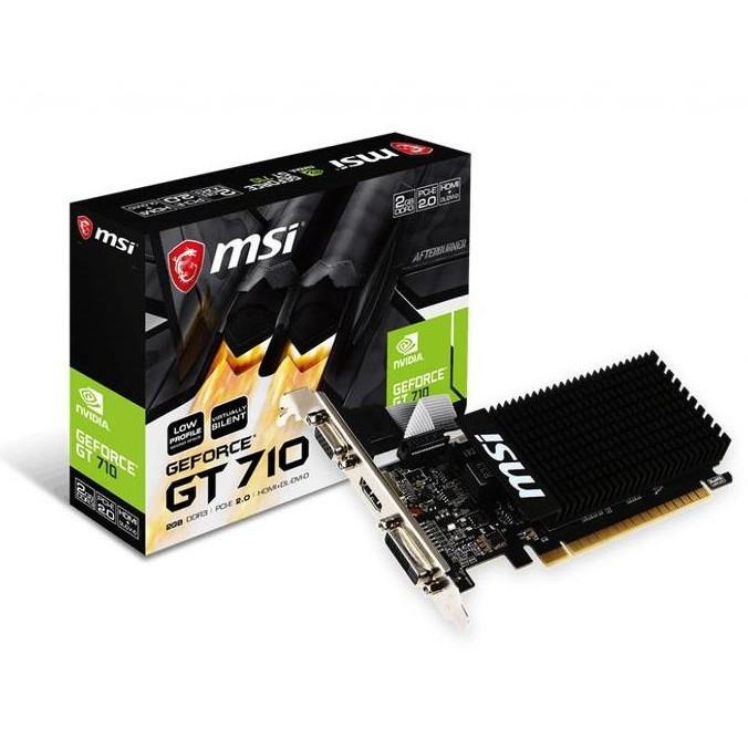 NEW VGA Card MSI GT 710 2GD3H Low Profile