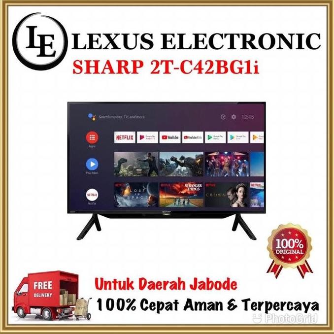 SHARP LED TV 42 INCH | 2T-C42BG1I | 42BG1 | 42BG | C42BG1 | ANDROID TV