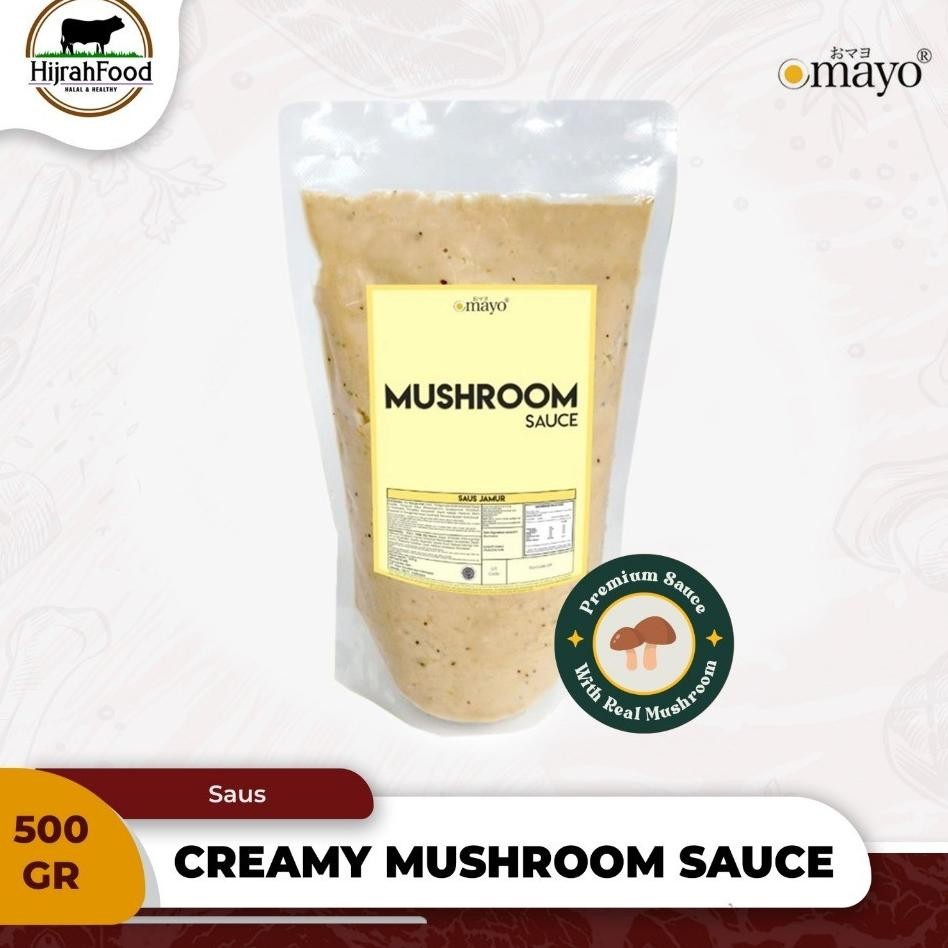 

Omayo Creamy Mushroom Sauce 500 Gram Saus Jamur Kemasan Pouch