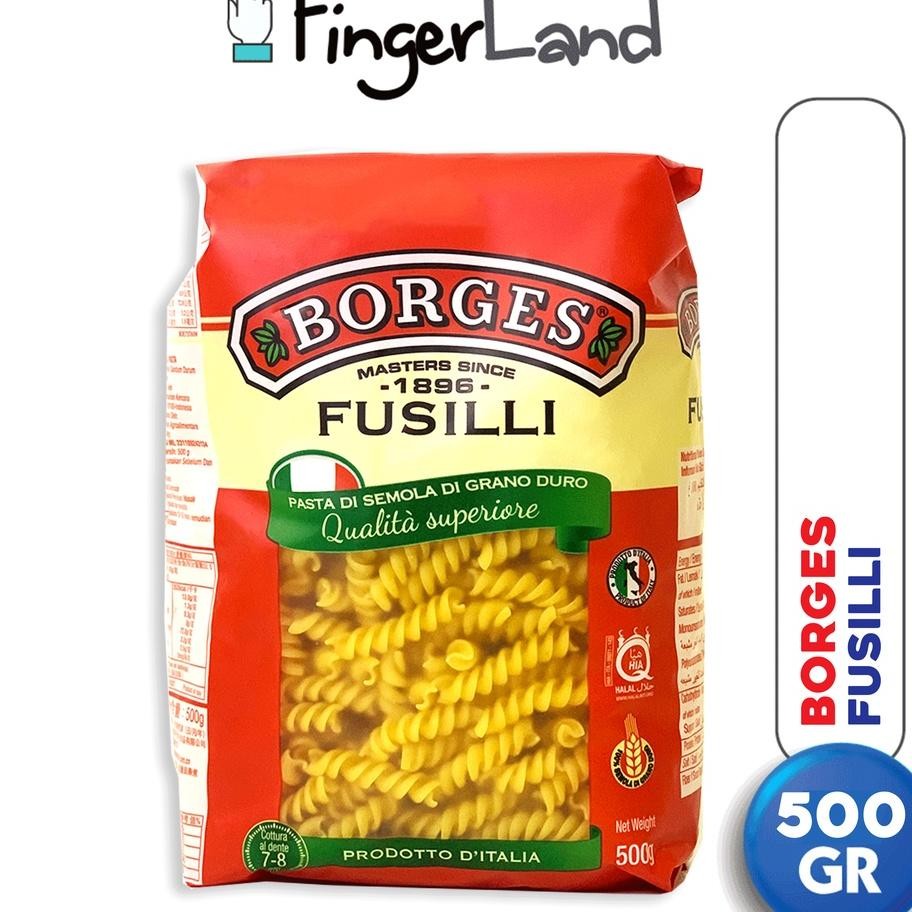 

Borges Fusili Pasta 500 Gram Pasta Fusili Instan