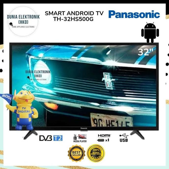 TERLARIS - PANASONIC TH32HS500G SMART ANDROID TV 32 INCH 32" SMART TV 32 INCH IPS