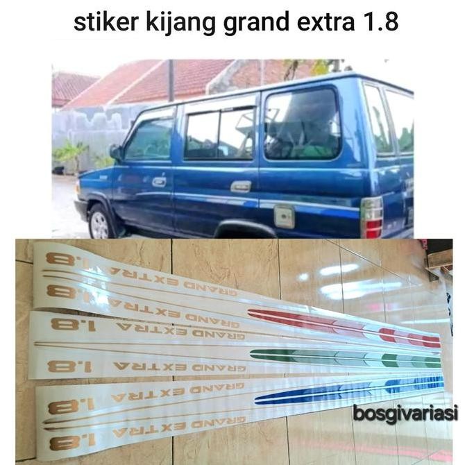 Promo Stiker Kijang Grand Extra 1.8 / Sticker Kijang grand extra / stiker kijang grand / sticker kij