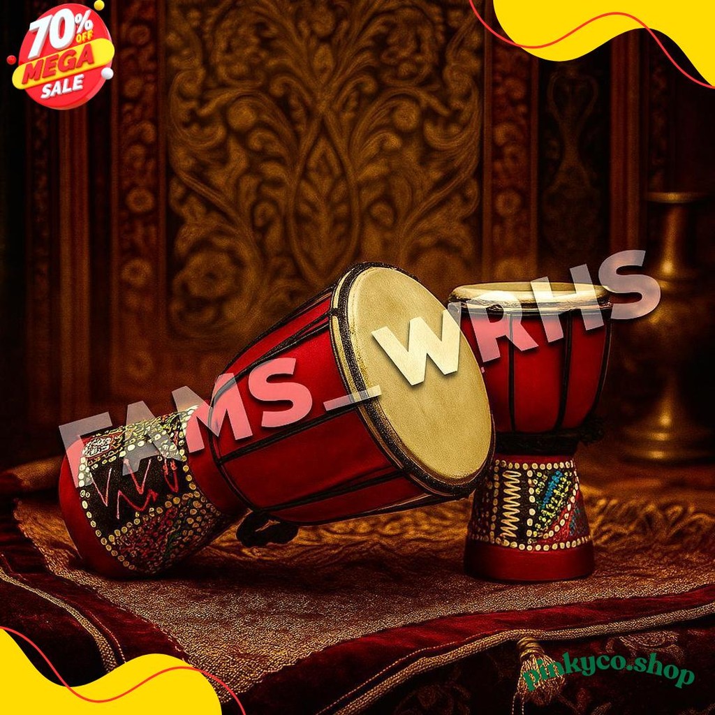 Jimbe Gendang Besar Mainan Alat Musik Tradisional Murah Berkualitas (Bisa Cod)