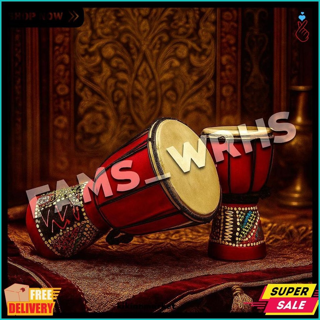 Jimbe Gendang Besar Mainan Alat Musik Tradisional Murah Berkualitas (Bisa Cod)