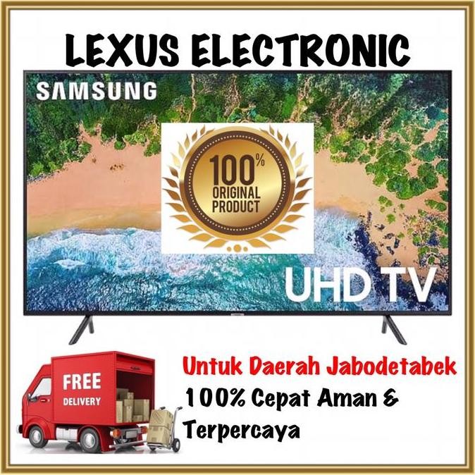NEW PROMO MURAH LED TV SAMSUNG 55 INCH 55NU7100 UHD SMART TV GARANSI RESMI