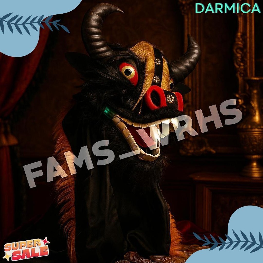 Bantengan Anak Bantengan Mangap Spons Topeng Bantengan Kerbau