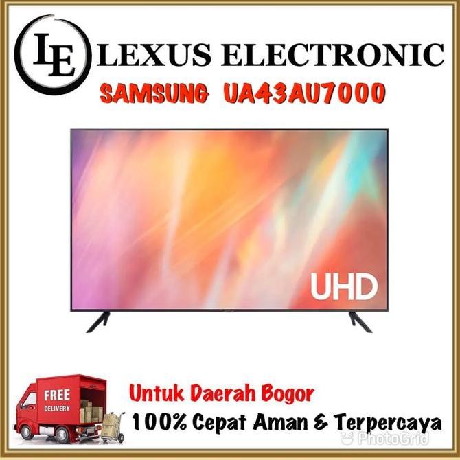 TERMURAH - SAMSUNG LED SMART TV 4K 43 INCH | UA43AU7000 | 43AU7000 | AU7000