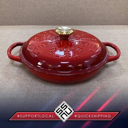 TERBARU - Le creuset Braiser signature 26 cm / 3.5 L ORIGINAL PERANCIS