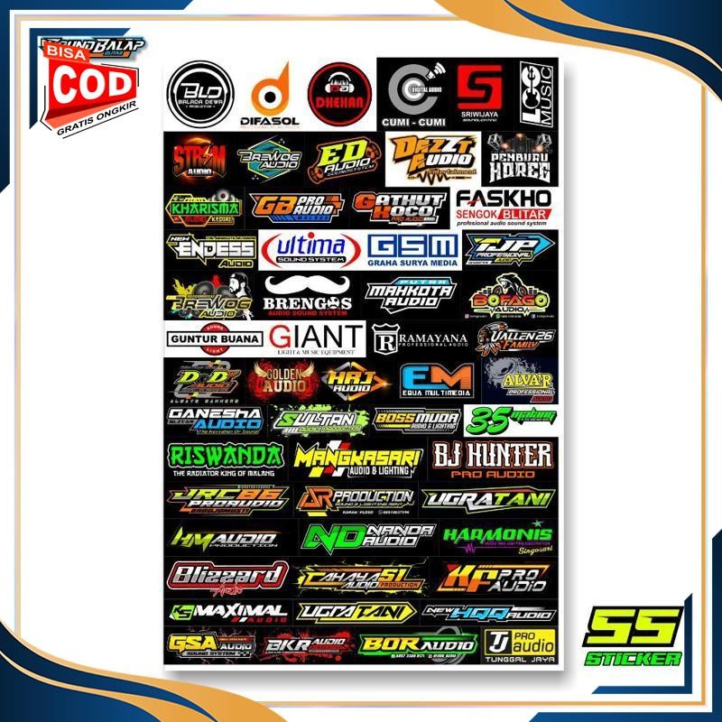 

Terbaik STIKER SOUND SYSTEM VYNIL ANTI AIR ISI 63/56/55 Sticker - Faskho Brewog Brengos BJ Hunter Viral Kekinian Terbaru 2025 QP-41