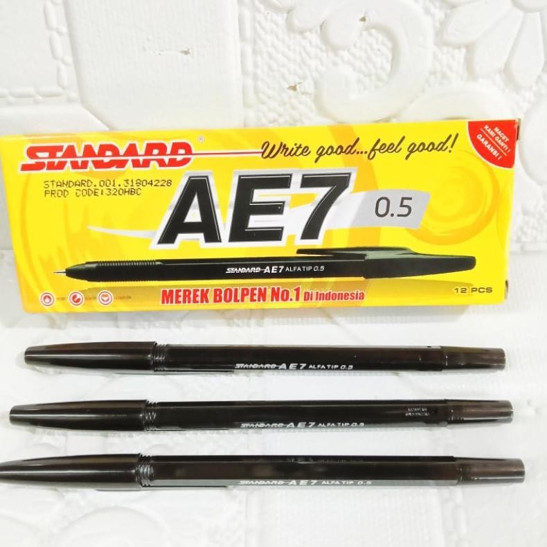 

Cuci Gudang Pulpen Standard AE7 0.5mm 1 pak isi 12 pcs HIH-43