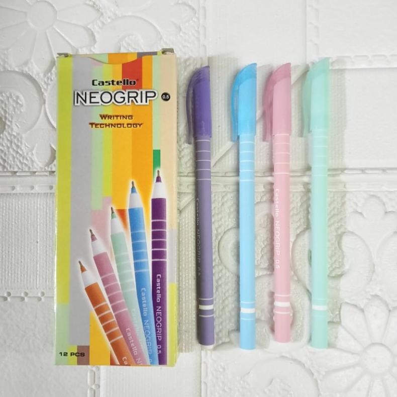 

Diskon Pulpen Standar Castello Neogrip 0.5mm 12 pcs MHT-18