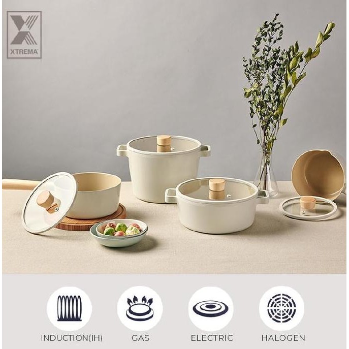 TERLARIS - Neoflam FIKA Wajan Penggorengan Keramik Korea