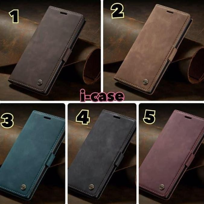 CASEME Original SAMSUNG GALAXI Note 10 + plus FLIP CASE DOMPET KULIT