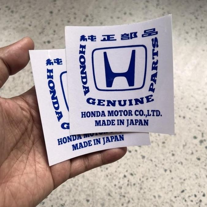 Sticker Kaca Mobil Transparan Honda Genuine Parts