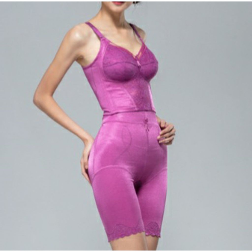 EASECOX Amylinear Diamant Modeling Short Pants A Long FE312L Ungu (tanpa ritsleting)