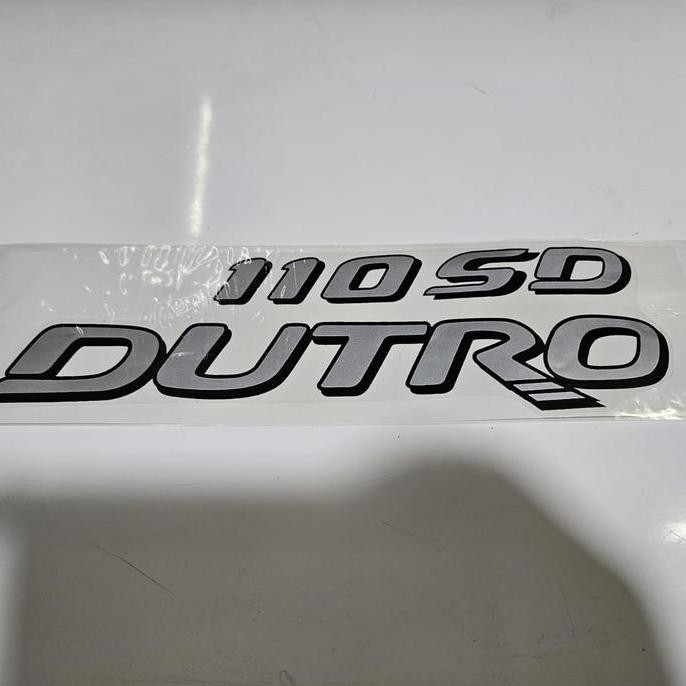 Stiker 110 Sd Dutro Toyota Dyna Hino Dutro