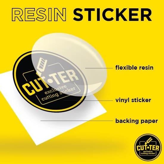 Emblem Sticker Resin Kamen Rider Black Chest (Reflective)