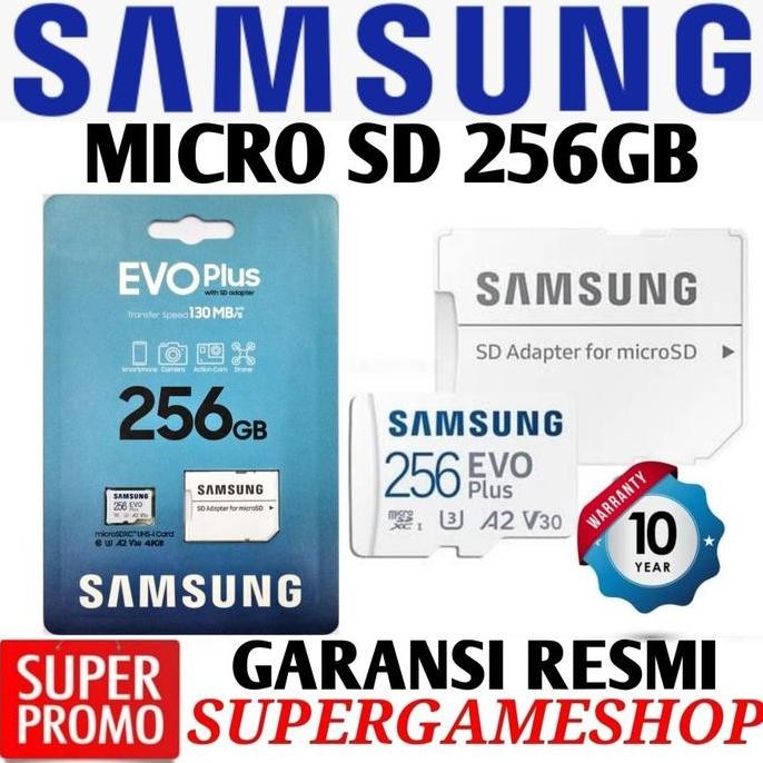 TERMURAH - Micro SD 256GB - Micro SD 256GB EVO Plus Samsung MicroSD - MC 256GB