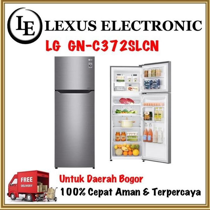 NEW LG KULKAS 2 PINTU | GNC372SLCN | GN-C372SLCN | KULKAS LG 2 DOOR