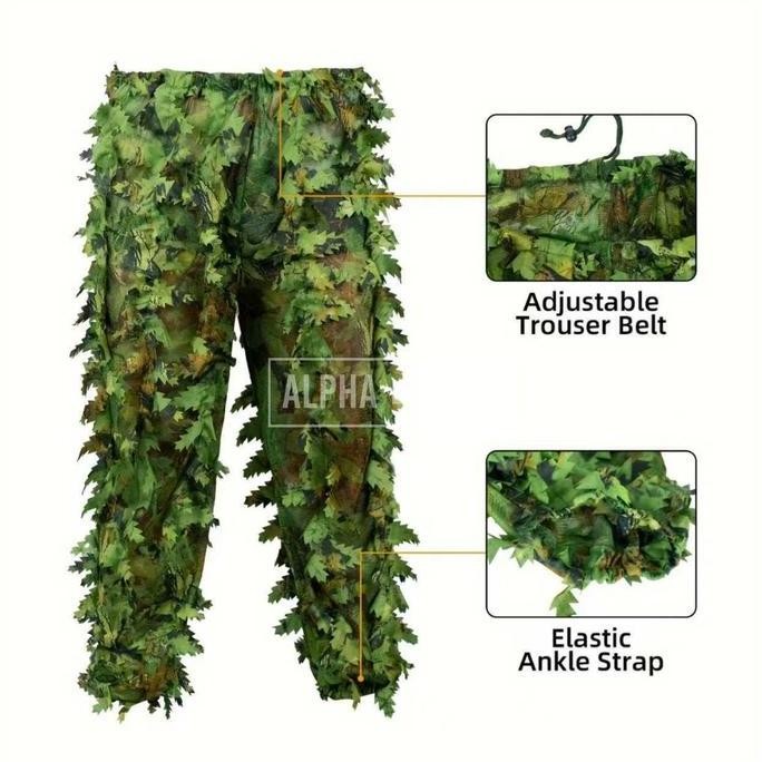 NEW Ghillie Suit 3D hutan Indonesia Baju Rimba , Sniper PUBG