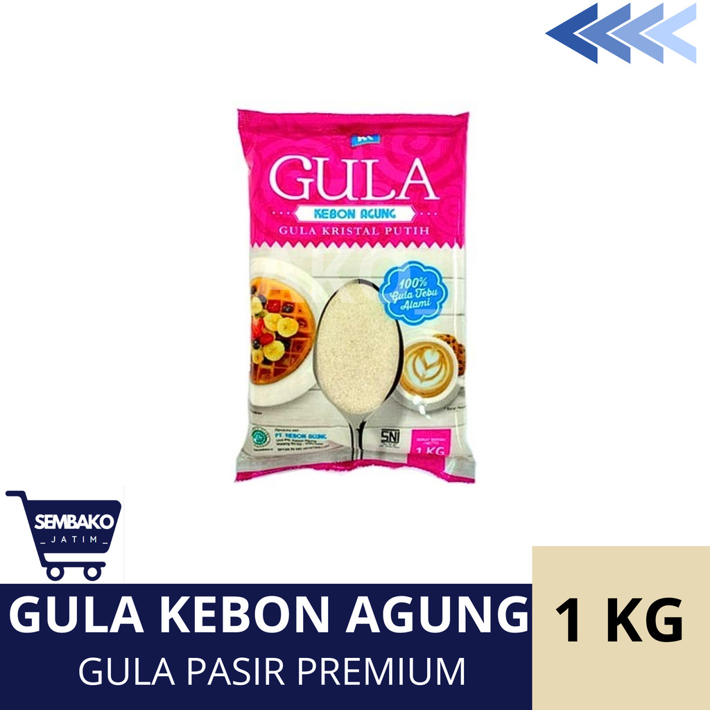 

GULA PASIR PREMIUM KEBON AGUNG 1 KG II SEMBAKO_JATIM