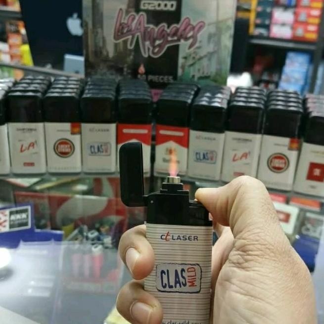 Bisa Cod Korek Bara Keren Plus Lampu Senter La / Korek Bara / Pemantik ||