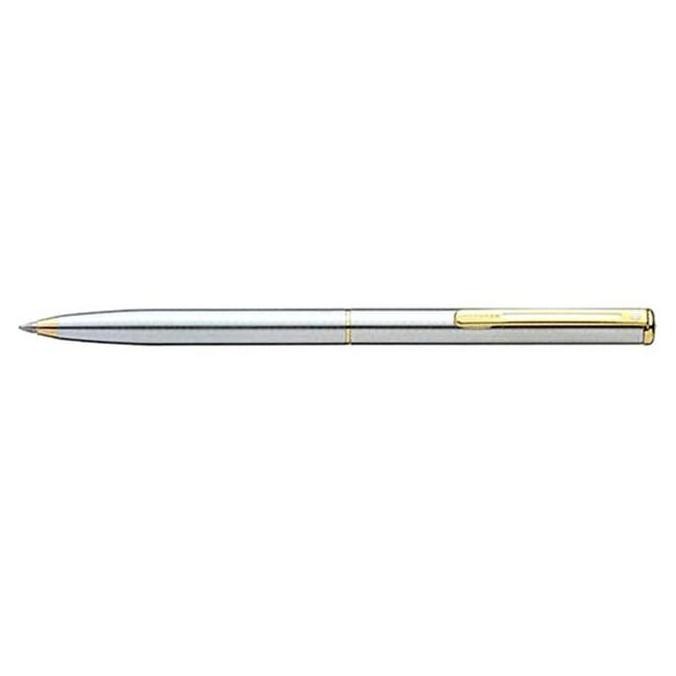 

Sheaffer Agio Brushed Chrome Plate Featuring 22K Gold Plate Trim