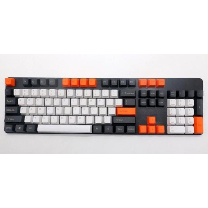 BEBAS ONGKIR - ALCHA KEYCAPS PBT CARBON SINGLE SHOT OEM PROFILE 104 KEYS