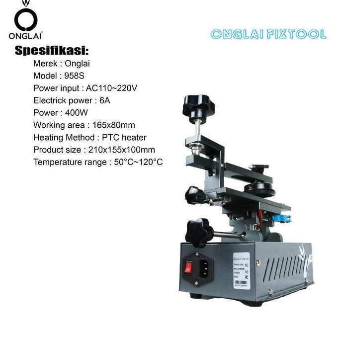 TERMURAH - Mesin Pemisah LCD Touchscreen Onglai D-ONE Pro Separator Double Pump - Mesin Separator Pe