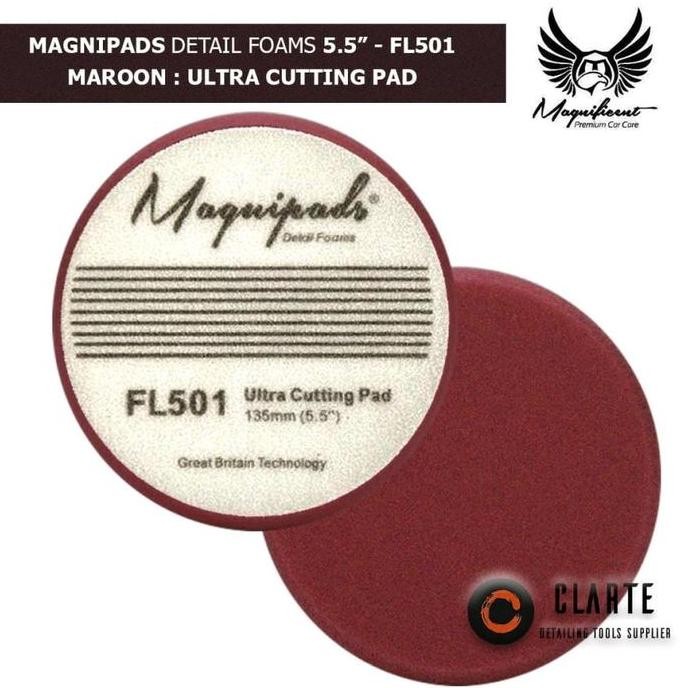 

TERMURAH - MAGNIPADS Foam Pad 5.5 inch - FL501 Ultra Cutting Pad / heavy cut