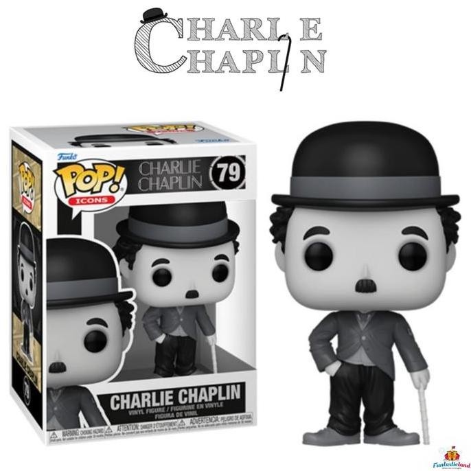 FunkoPOPIcons Charlie Chaplin - Charlie Chaplin #79
