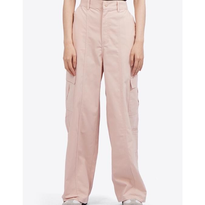 Colorbox Hh Waist Loose Cargo Pants Lt. Pink