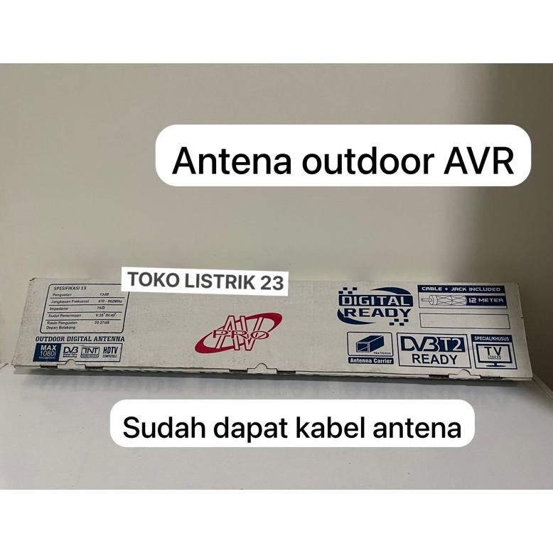 Antena Outdoor Digital Avr + Kabel