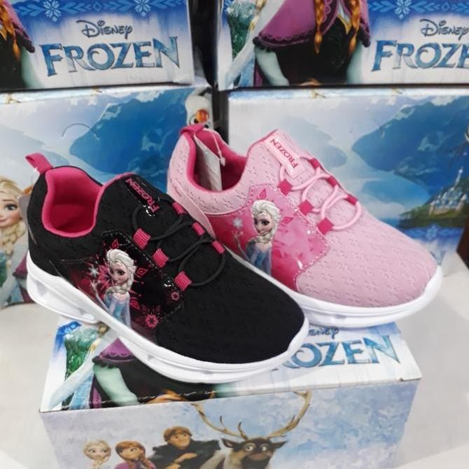 Sepatu Anak Perempuan Berkarakter Frozen Merk Disney Original