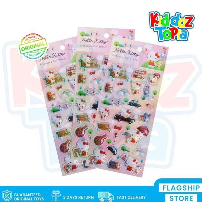 

Adinata Hello Kitty Embossed Foil Puffy Stickers 2305-6152 / Sticker